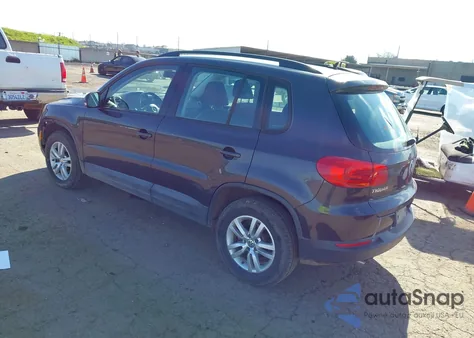 2016 Volkswagen Tiguan S z USA, uszkodzony, nr VIN WVGBV7AX9GW527696